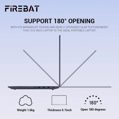 Firebat AT15 – Ordinateur Portable 15,6" Performant à Petit Prix 💻
