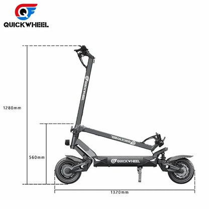 2024 EU High Power Hot Sale Electric Scooter 3000W 52V 20AH Dual Motor Max Speed 70KMH Max Range90KM Foldable Electric Scooter
