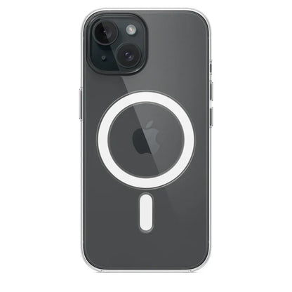 Étui Transparent Magnétique PSWWSP – Protection Complète Anti-Rayures et Antidérapante pour iPhone 16 / 15 / 14 / 13 / 12 / 11 Pro Max / Plus / Mini / XS / XR