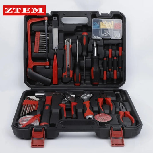Kit d’outils de quincaillerie domestique – Boîte à outils complète multifonction