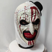 Masque Clown Terrifier en Latex – Halloween & Cosplay Effrayant pour Adultes