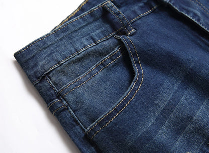 2024 Nouveaux Jeans Slim-Fit Rippés et Décolorés pour Hommes