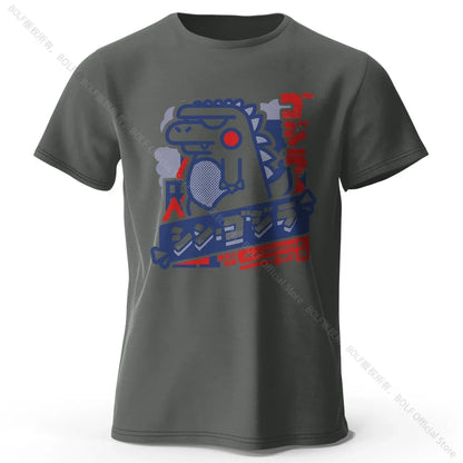T-Shirt 100% coton imprimé Animal Harajuku Kawaii, T-Shirt léger à manches courtes et col rond, vêtements décontractés unisexes