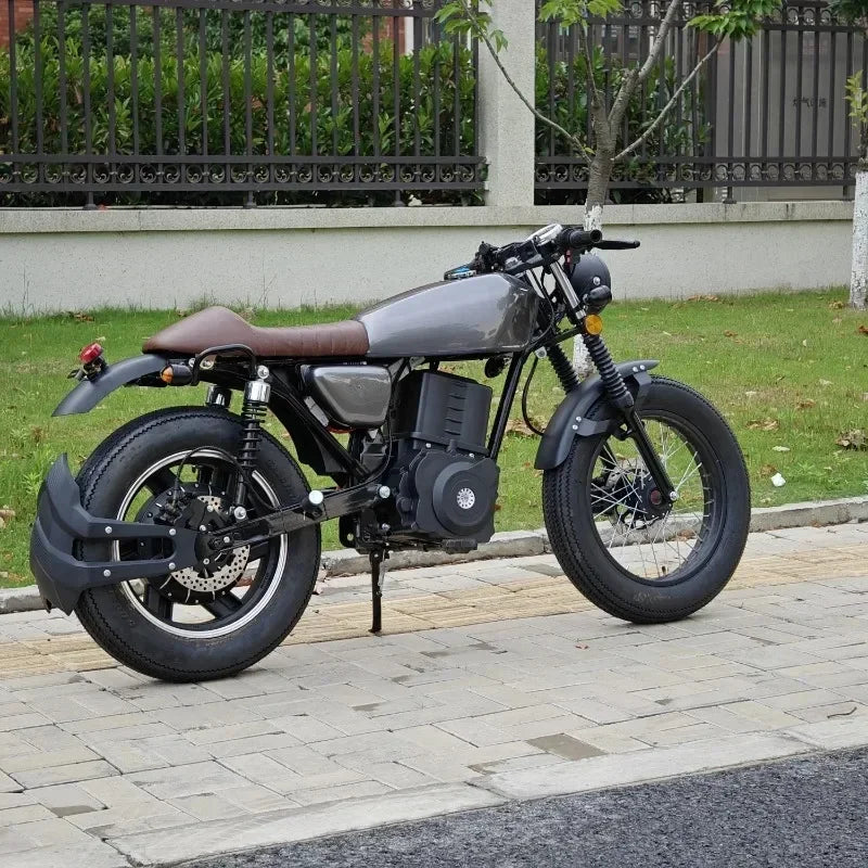 ⚡ Luyuan Moto Électrique CG 125 – Vintage, Puissance et Liberté 100% Électrique