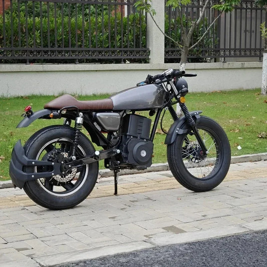 ⚡ Luyuan Moto Électrique CG 125 – Vintage, Puissance et Liberté 100% Électrique