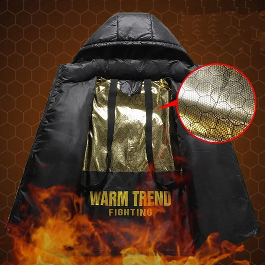 Parka d'hiver pour hommes, manteaux de luxe, mode, nouvelle Section, décontracté, épais, en coton, vêtements d'extérieur, coupe-vent, vestes chaudes, 2023