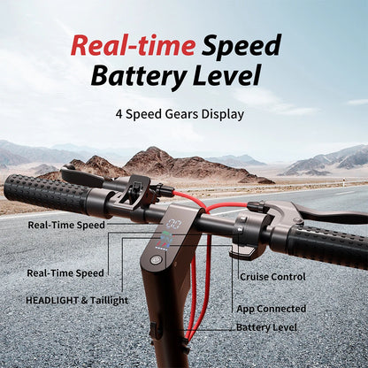 iScooter W8 – Scooter Électrique Adulte 750W, 48V 10.4Ah, Autonomie 60 km, Pliable – Pneus 9 Pouces