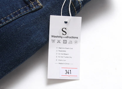 2024 Nouveaux Jeans Slim-Fit Rippés et Décolorés pour Hommes