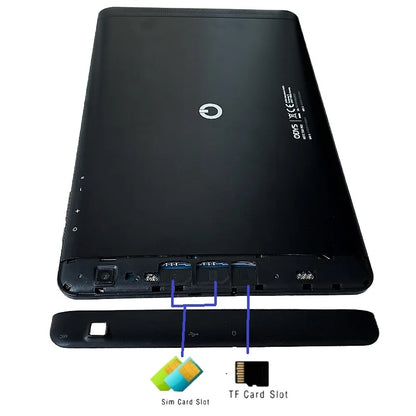 10.1 pouces QDYS Android 8.1 appel téléphonique tablette 2GB RAM 16GB ROM double caméra 1280*800 IPS Quad-Core 1.3GHz MTK6735 CPU carte SIM
