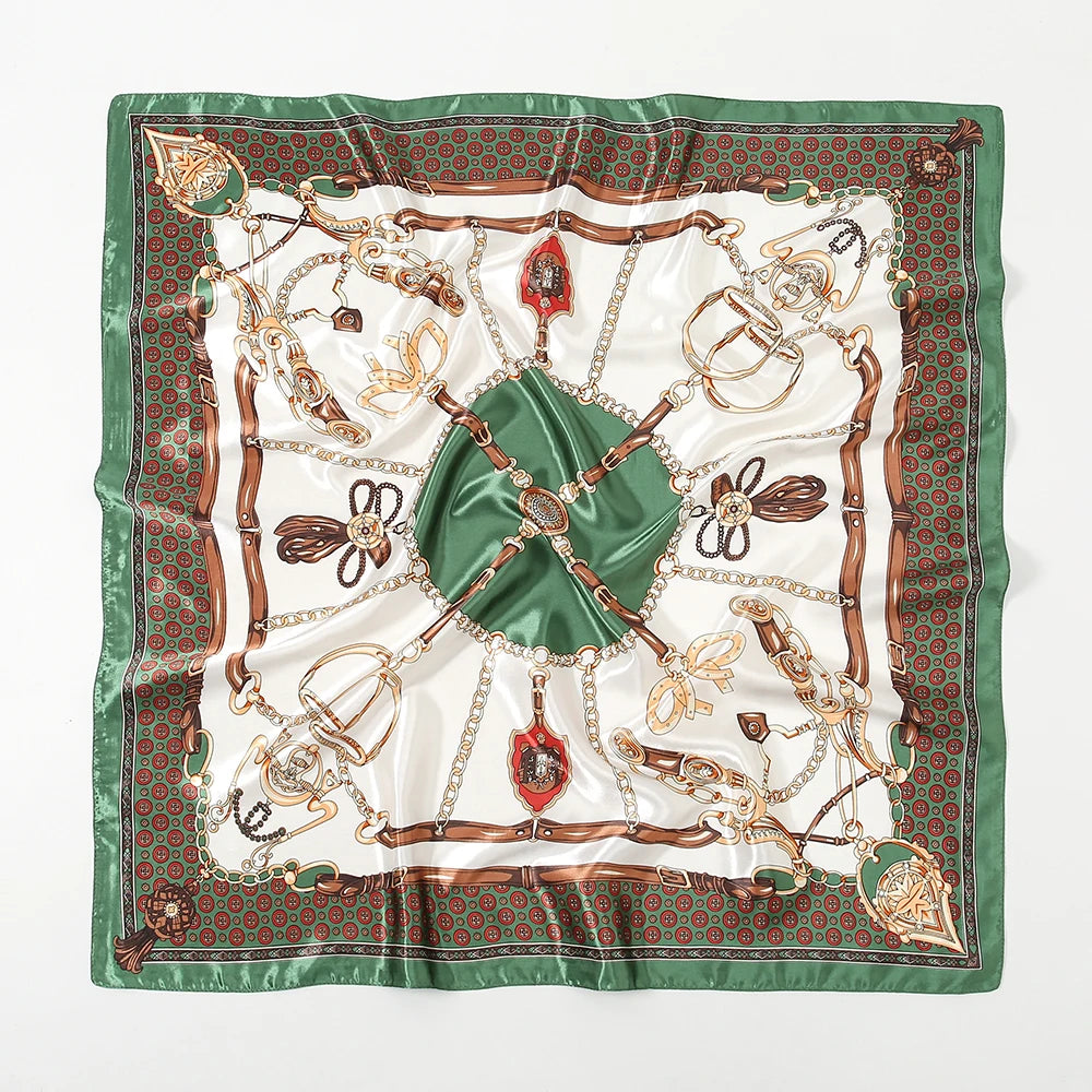 🧣 Foulard Carré Léopard LMLAVEN – Chic, Rock & Multifonction
