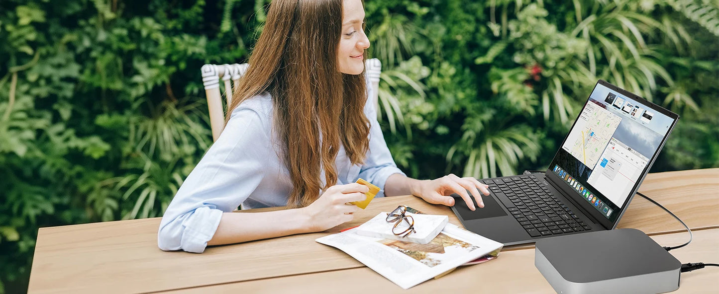 🖥️ Moniteur Portable Dopesplay 15,6" Lapdock FHD – Avec Clavier & Batterie intégrée