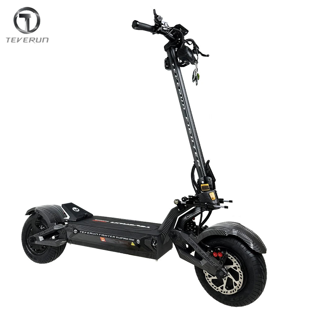 Moteur d'origine Teverun Fighter 7260R 72V 60Ah V4 puissance de crête 15000W avec GPS PKE vitesse maximale 120 KM/H n Scooter électrique