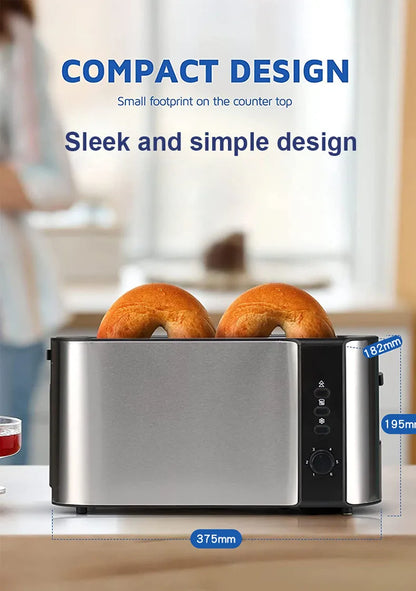 Grille-pain multifonction DMWD 4 tranches – Toaster, Sandwich &amp; Gaufrier