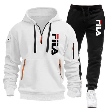 👕 Ensemble Sweat-shirt à Capuche + Pantalon pour Hommes – Automne/Hiver 2025