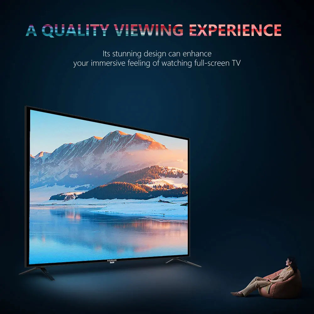 DUTRIEUX Smart TV 32’’ Ultra HD 4K – Google TV & Roku OS, écran tactile design luxe