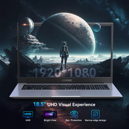 ACEMAGIC 18.5" Ordinateur Portable Windows 11 Pro – Puissant et Grande Écran