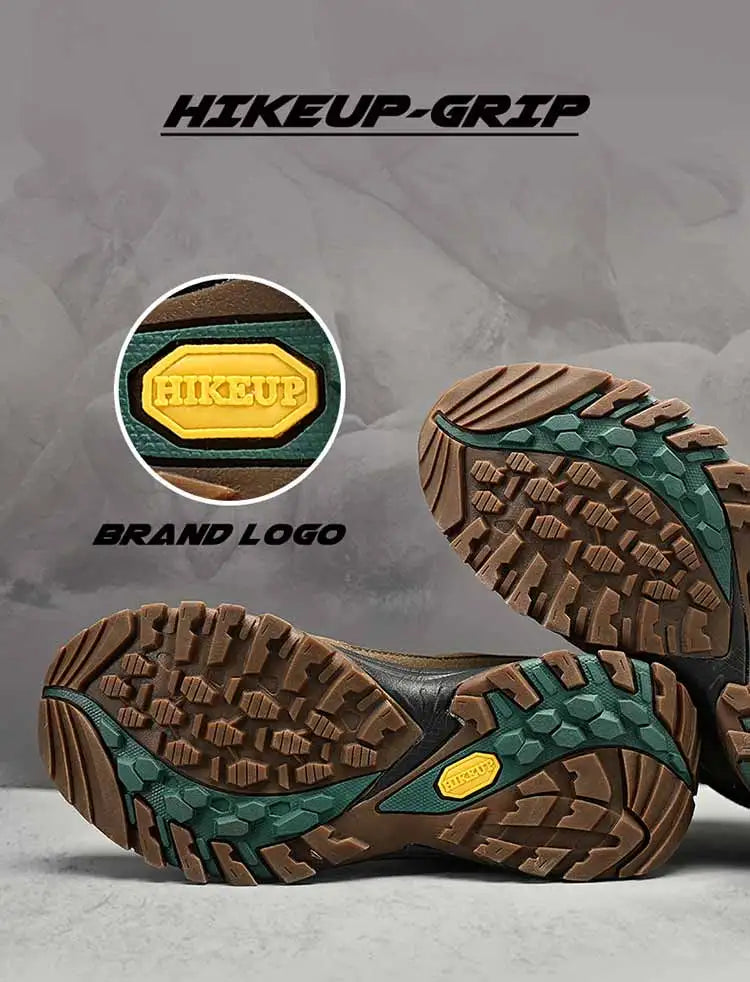 HIKEUP Bottes de Randonnée Homme – Chaudes, Confortables et Respirantes pour Plein Air
