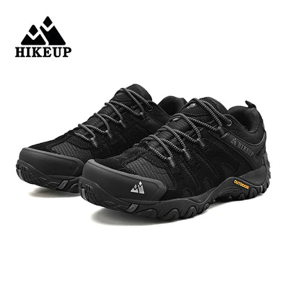 HIKEUP chaussures de randonnée pour hommes chaussures d'extérieur en daim et cuir résistant à l'usure hommes Trekking marche chasse baskets tactiques