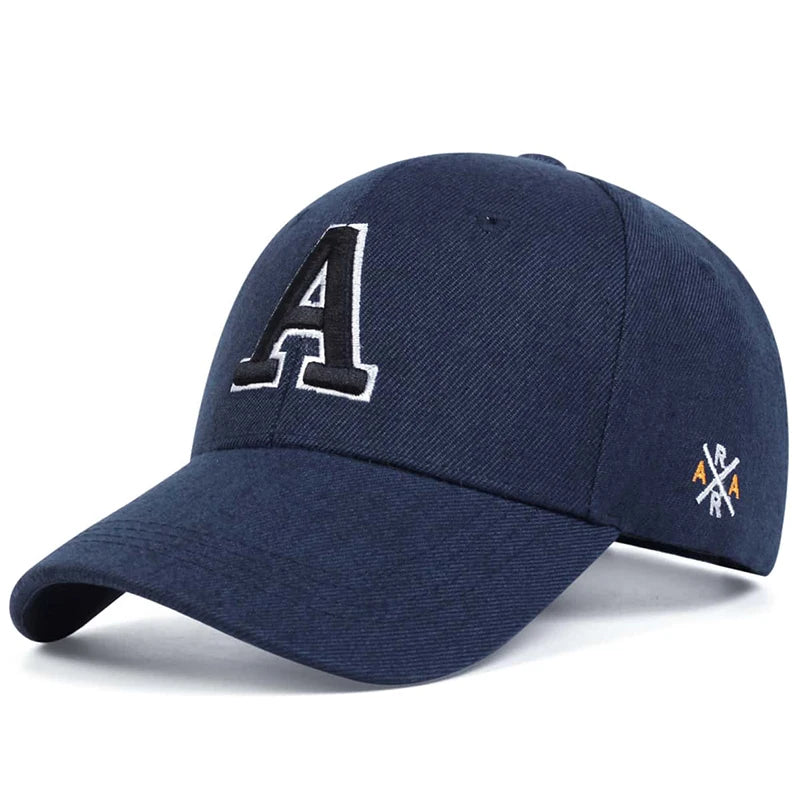 Casquette Baseball Unisexe Lettres Brodées Ar Réglable Protection Solaire Printemps/Automne