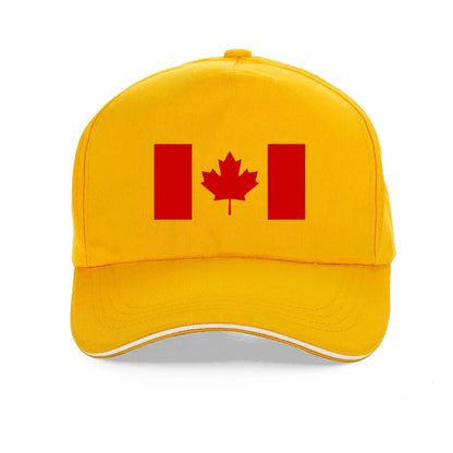 Casquette Baseball en Coton « Érable » – Unisexe, Réglable, Style Canadien