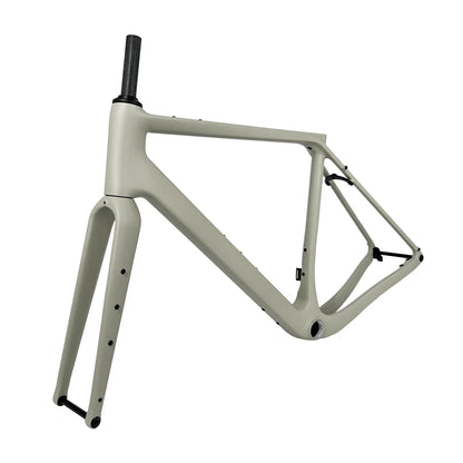 2024 G30U Carbon Gravel Bike Frame UDH Derailleur Hanger Treaded T47 Full Hidden Cable Gravel Frameset Carbon Road Frame Bicycle