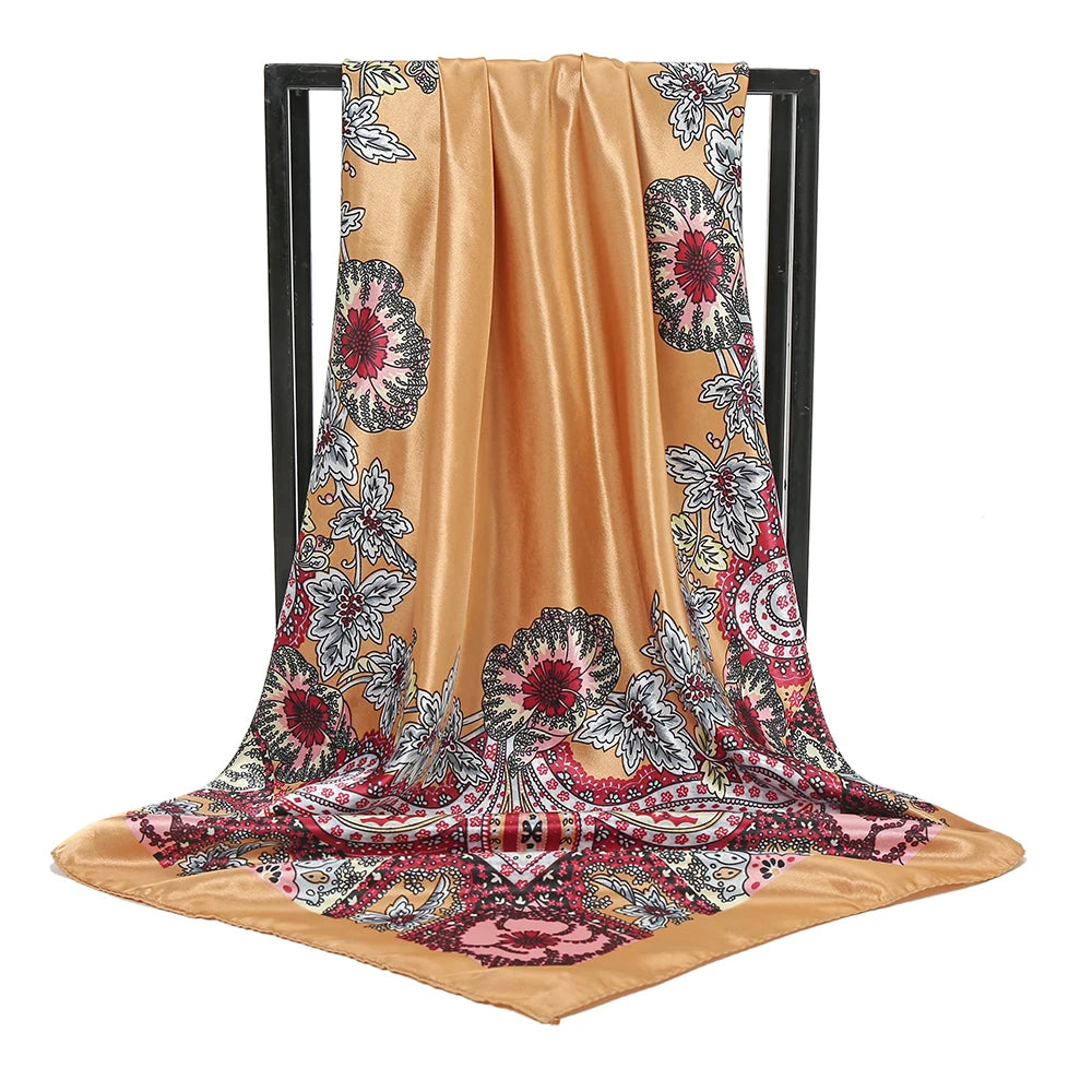 🧣 Foulard Carré Léopard LMLAVEN – Chic, Rock & Multifonction