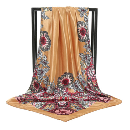 🧣 Foulard Carré Léopard LMLAVEN – Chic, Rock & Multifonction