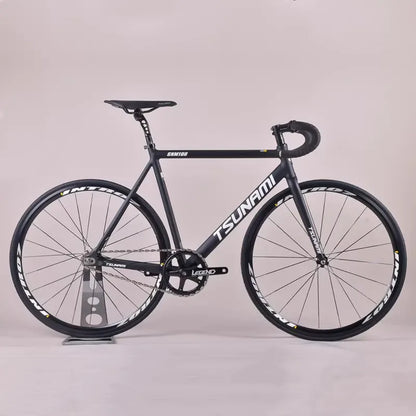 Tsunami SNM100 Fixie vélo à pignon fixe piste vélos de course à vitesse unique 700C cadre en aluminium pièces de cyclisme personnalisables sans frein