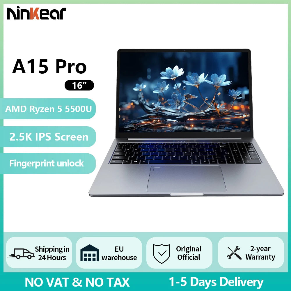 Ninkear A15 Pro : L'ordinateur portable 16" ultime pour la productivité