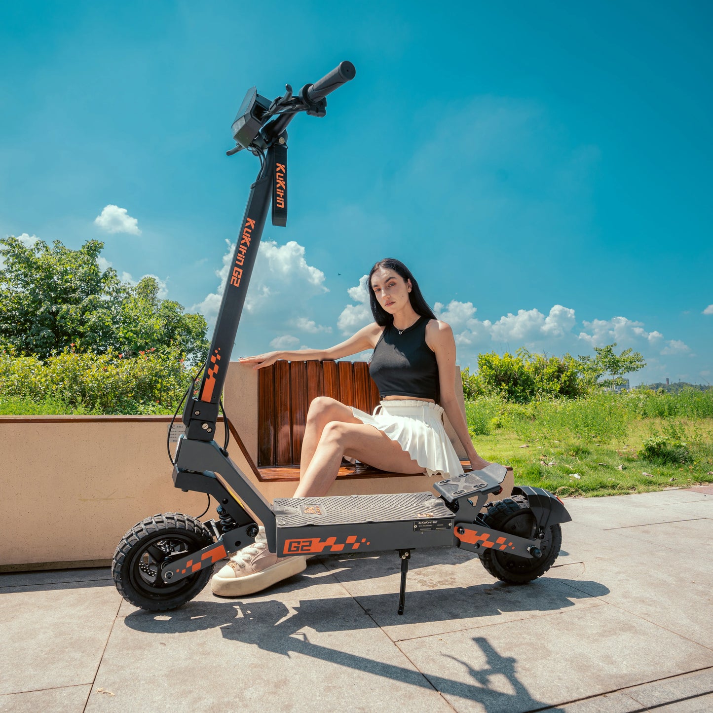 KuKirin NipCity G2 – Trottinette Électrique 800W, Batterie 48V 15Ah, Pliable, Pneus 10" Off-Road, Autonomie 60–80 km
