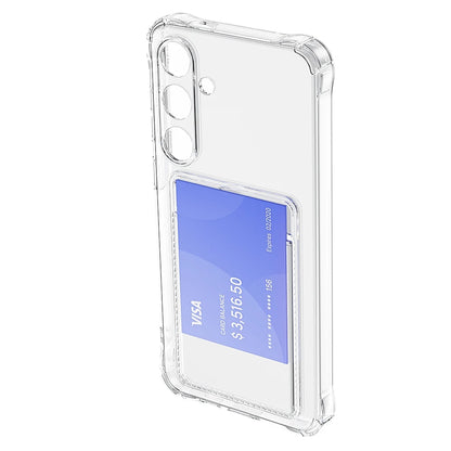 Étui Transparent Toocki avec Porte-Cartes – Coque Souple en PC + TPU pour Smartphone