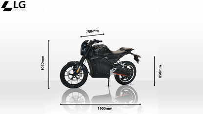 Moto électrique LEGOU V9 – 72V, 3000W/5000W/8000W, 140 km d’autonomie, 110 km/h 🚀