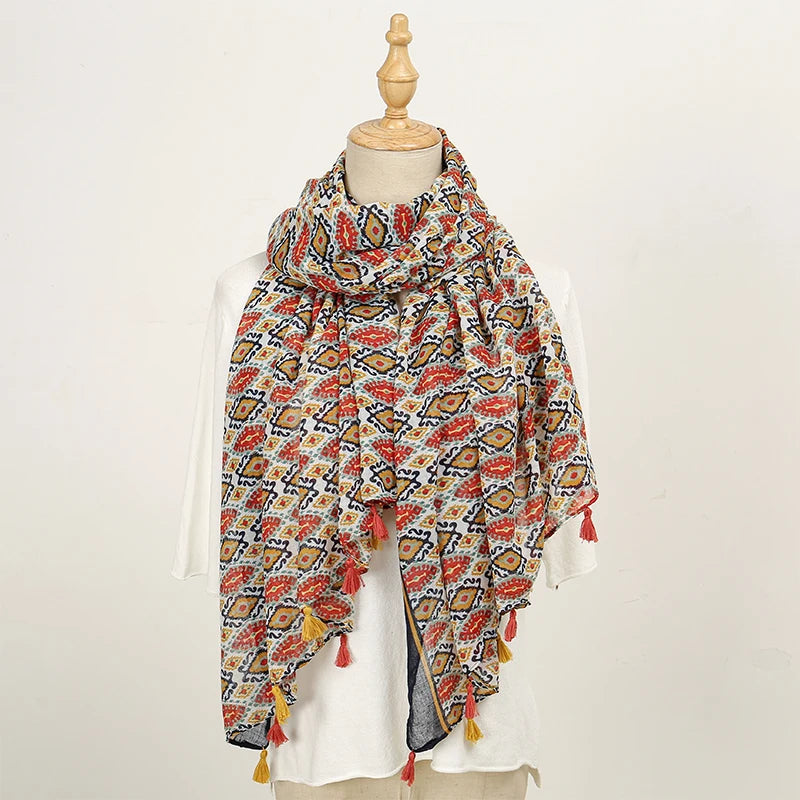 🧣 Écharpe de Styliste RUNMEIFA – Confort & Élégance Oversize