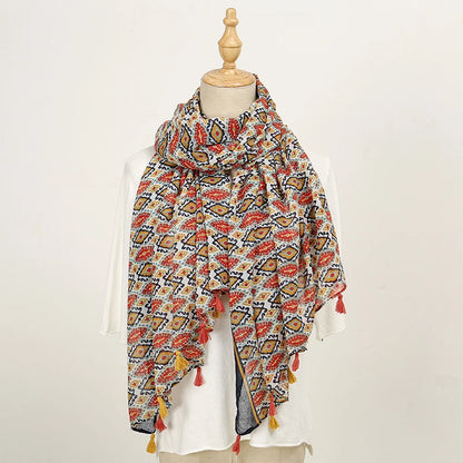 🧣 Écharpe de Styliste RUNMEIFA – Confort & Élégance Oversize