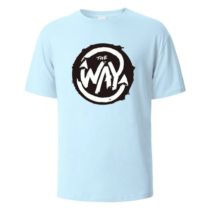 T-shirt Imprimé “The Way” – Homme & Femme, Streetwear Décontracté