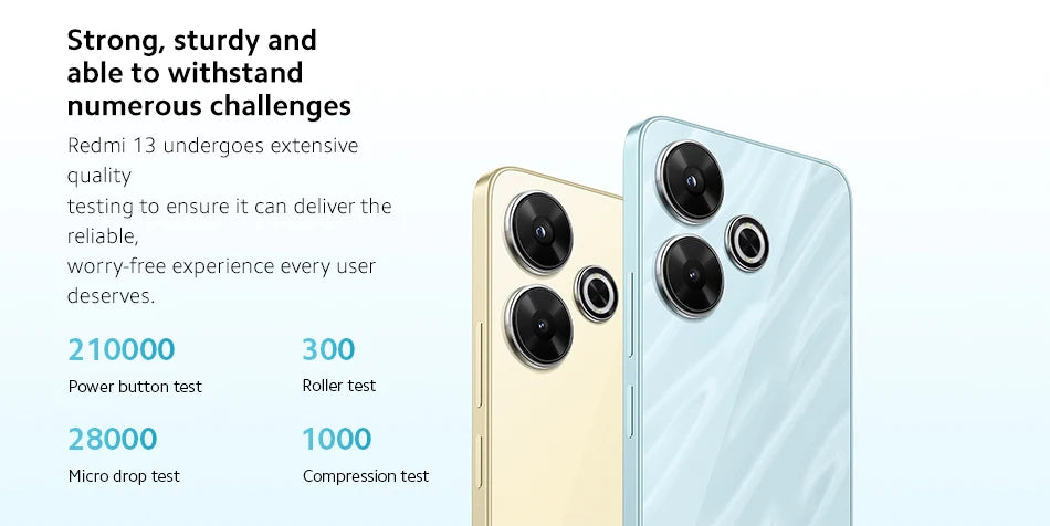 Xiaomi Redmi 13 : Capturez chaque détail avec 108MP