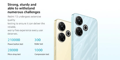 Xiaomi Redmi 13 : Capturez chaque détail avec 108MP