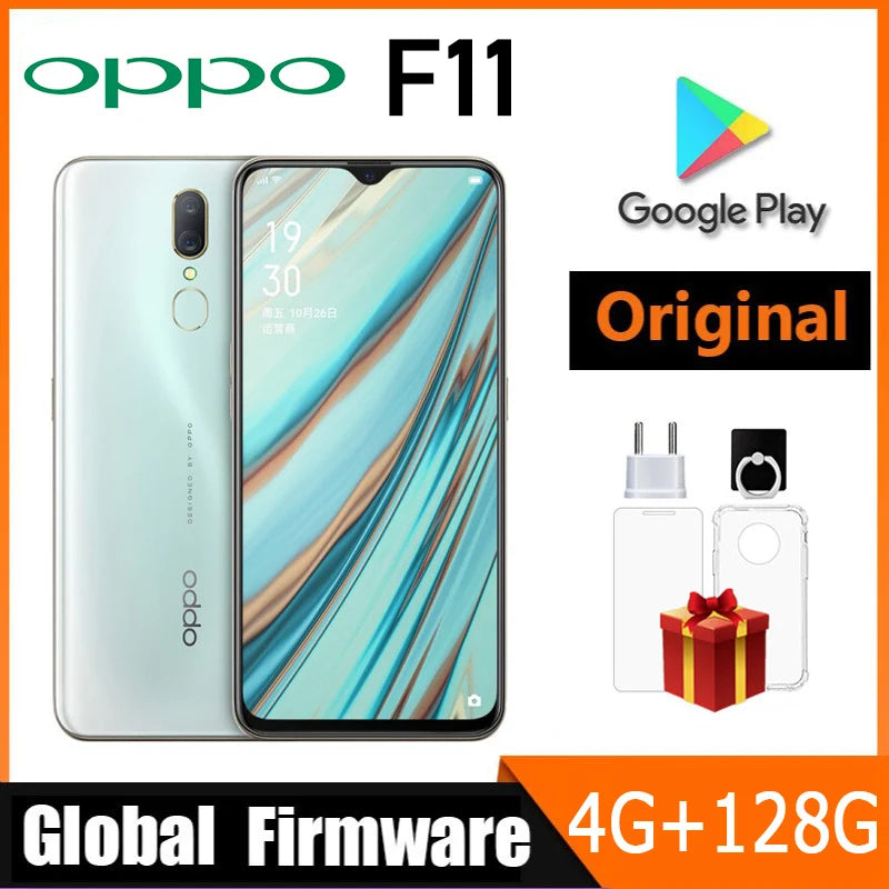 OPPO F11 – Smartphone mondial 6.53’’ FHD+, Helio P70, double SIM, 4020 mAh