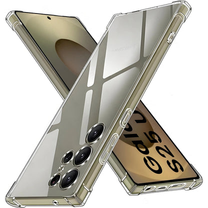 Coque Souple Transparente Antichoc – Anti-Rayures, Anti-Dérapante et Anti-empreintes pour Samsung Galaxy S25 / S24 / S23 / S22 / S20 / S10 / S9 / S7