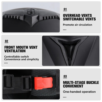 Uchoose-Casque de moto unisexe avec visière, double lentille, section transversale, certification DOT, casque de sécurité modulaire, casque à rabat