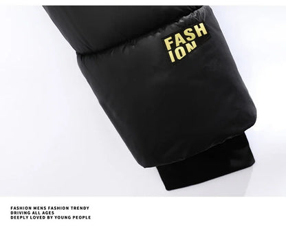 Parka d'hiver pour hommes, manteaux de luxe, mode, nouvelle Section, décontracté, épais, en coton, vêtements d'extérieur, coupe-vent, vestes chaudes, 2023
