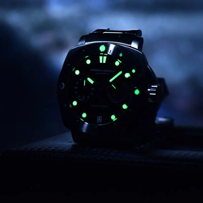 PAGANI Design New Men Automatic Mechanical Watches Diver Watch For Top Brand Luxury 200M Waterproof AR Sapphire Watch for Men