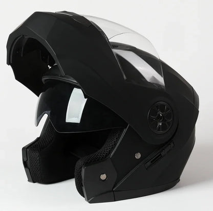 2020 nouveauté hommes moto course professionnelle casque rabattable matériau ABS casques modulaires à double lentille Certification DOT
