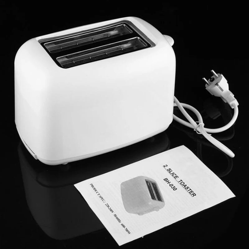 Grille-Pain Électrique 2 Fentes – Automatique &amp; Compact