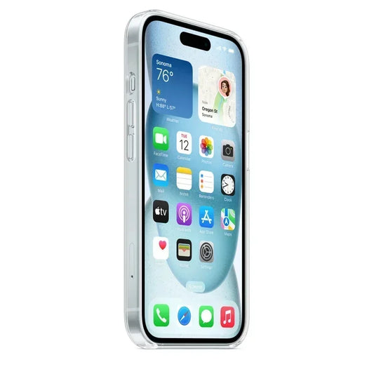 Étui Transparent Magnétique PSWWSP – Protection Complète Anti-Rayures et Antidérapante pour iPhone 16 / 15 / 14 / 13 / 12 / 11 Pro Max / Plus / Mini / XS / XR