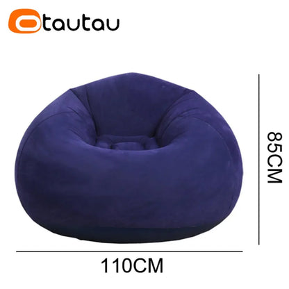 OTAUTAU canapé gonflable extérieur Portable Camping canapé pliant chaise de jardin confortable paresseux Pouf Sac gain de place meubles SF028