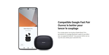Redmi Buds 5 Pro : Son haute résolution et 38 heures d'autonomie