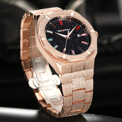 Montre Quartz Homme – Acier Inoxydable Élégante &amp; Résistante