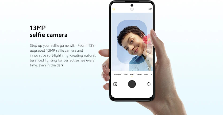 Xiaomi Redmi 13 : Capturez chaque détail avec 108MP
