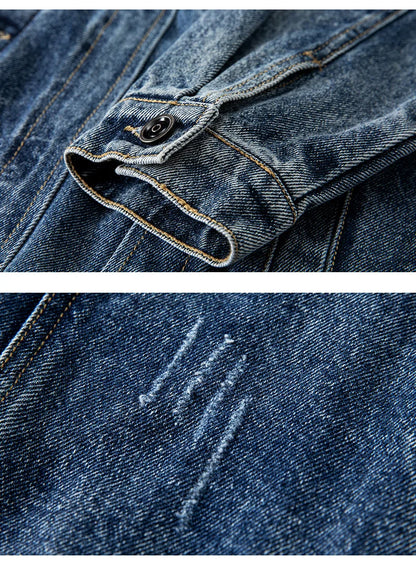 Veste en denim homme loose KK LUFAINA – Style casual sport printemps/automne